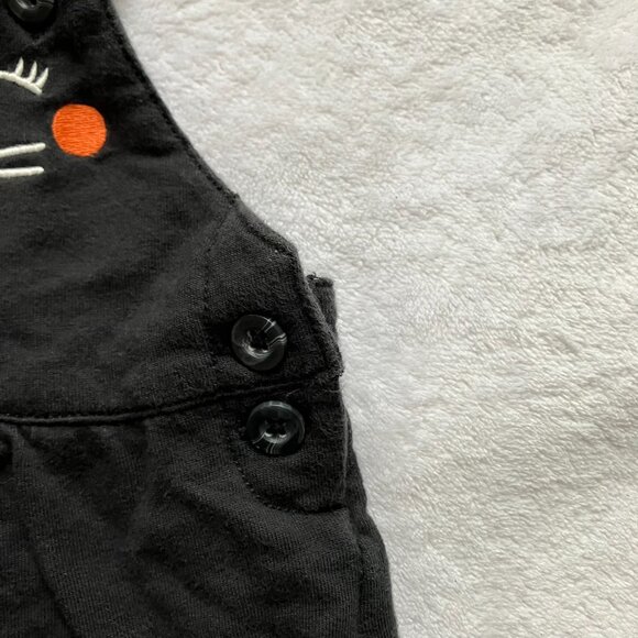 Carter’s Black Cat Jumper Dress 9M | 100% Cotton | Halloween GUC - Picture 7 of 16